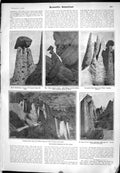 Old 1905 Scientific American Earth Pyramids Tyrol Composite Animals J 20th