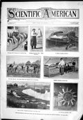 Old 1905 Scientific American Cultivation Flax Plant Fiber Textile Pur 20th