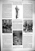 Old 1900 Sport Army Polo Horses Subaltern Herne Golf Club Leonard Job Victorian