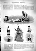 Old 1900 Sport America Baseball Pitcher Boxing Aldershot Peel-Ritchie Victorian
