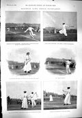 Old Brighton Lawn Tennis 1900 Sport Hillyard Bromfield Ladies Doubles Victorian