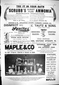 Antique Print 1900 Scrubb'S Ammonia Tautz Tailors Maple Furnishing Sanitas 20th
