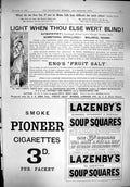 Antique Print 1900 Pioneer Cigarettes Lazenby Soup Squares Eno'S Fruit Salt