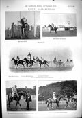 Old 1900 Sport Bibury Club Horse Racing Eager Wilton Davies Keene Wel Victorian