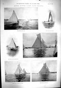 Old 1900 Sport Ulster Yacht Regatta Mya Vega Senga Rosemary Theatre F Victorian
