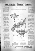 Old Print 1900 Parisian Diamond Company Jewellers Burlington Bond Street 20th