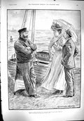 Old 1900 Boatman Beach Scene King Liverpool Horse Race Reiff Sport Sk Victorian