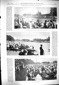 Old 1900 Sport Rowing Molesey Regatta Thames Cup King Humbert Margher Victorian