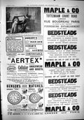 Antique Old Print 1900 Maple Brinsmead Pianos Aertex Clothing Bensons Watches