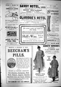 Old 1900 Savoy Hotel Kenneth Durward Holland Stohwasser Beechams Cloc Victorian