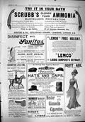 Old 1900 Scrubb'S Ammonia Sanitas Disinfectant Lemco Cigarettes Humbe Victorian