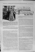 Old 1900 Theatre Lucasta'S Prisoner Anthony Bedingfield Men Fighting Victorian