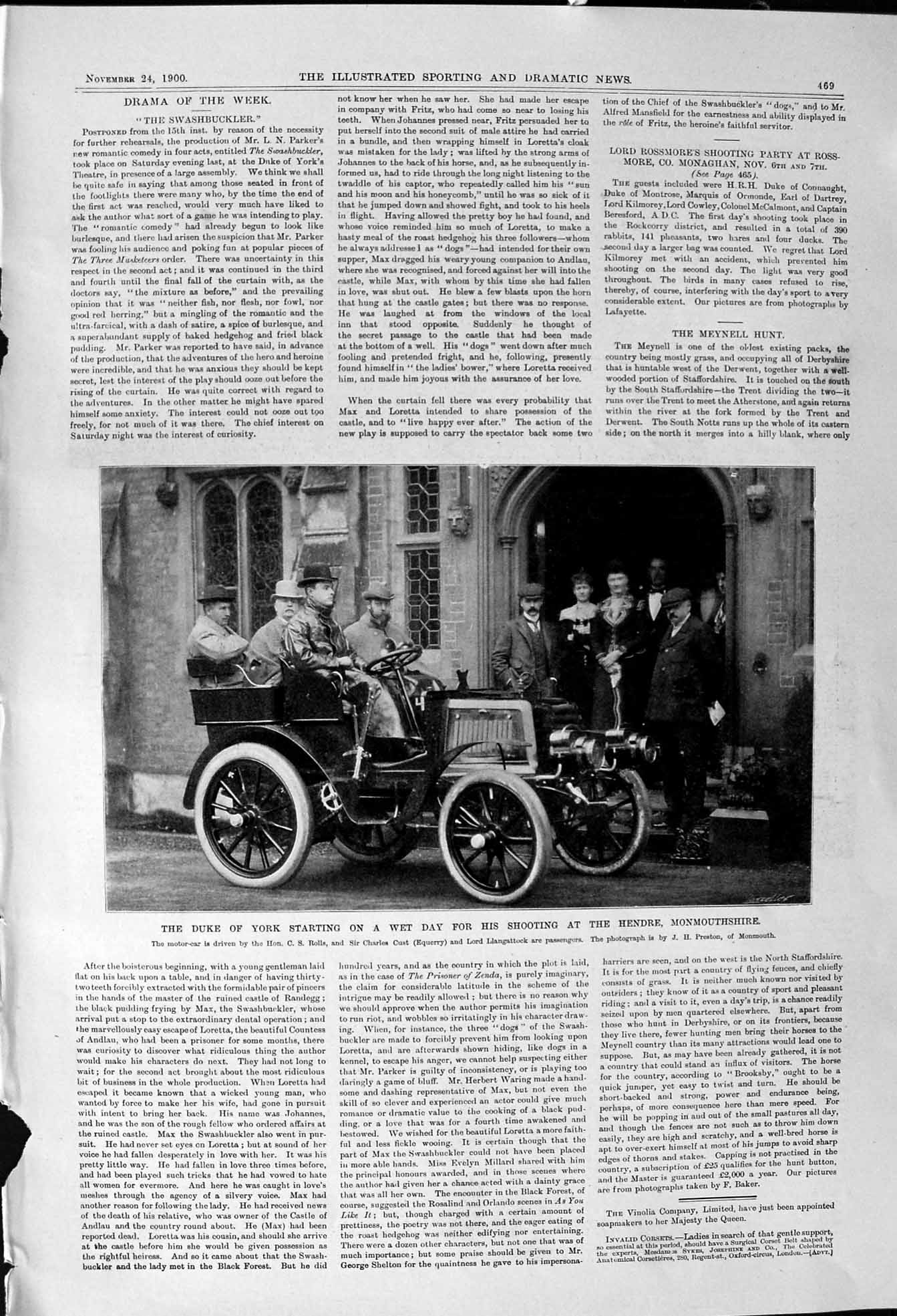 Old 1900 Duke York Hendre Monmouthshire Cust Llangattock Rowland Jone Victorian