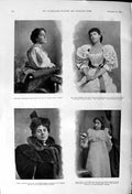 Old 1900 Theatre Nethersole Jeffreys Dainton Calhoun Captious Critic Victorian