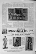 Antique Old Print 1900 Little Chang Pony Trap Burmah Hammond Hunting Leggings