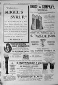 Antique Old Print 1900 Druce Screens Seigel Syrup Stohwasser Tautz Tailors 20th