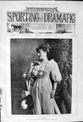 Old Print 1900 Portrait Miss Annesley Mother Superior Drury Lane Theatre 20th