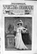 Original Old Antique Print 1900 Portrait Miss Ada Reeve Beautiful Lady Woman