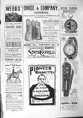 Antique Print 1901 Webb'S Seeds Mappin Webb Druce Express Cigarettes Horse 20th