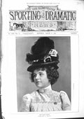Antique Old Print 1901 Photograph Miss Marie George Belle Bohemia Portrait 20th