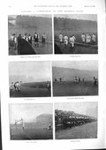 Old 1901 Oxford Cambridge Football Queen'S Strathcona Corbett Caricat 20th