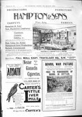 Old Print 1901 Hampton Furniture Carter'S Liver Pills Bovril War Picture 20th