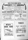 Antique Print 1901 Scrubb'S Ammonia Carter Seeds Cigarettes Railway Shield 20th