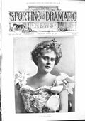 Old Antique Print 1901 Photograph Miss Sylvia Thorne Belle Bohemia Lady 20th