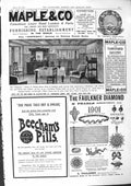 Antique Old Print 1901 Maple Furniture Beechams Pills Faulkner Ogdens Guinea G