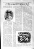 Old 1901 Mrs Lily Mckeown Belfast Ladies Golf Club Liverpool Girls Ho Victorian