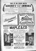 Old 1901 Advertisement Scrubb'S Smmonia Brinsmead Homocea Maple Furni Victorian