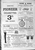 Antique Print 1901 Pioneer Cigarettes Dore Bensons Stohwasser Globe Polish 20th