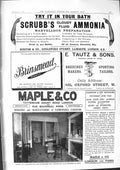Antique Print 1901 Scrubb'S Ammonia Brinsmead Tautz Maple Furniture London 20th