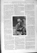 Old 1901 Photograph Cecil Raleigh Guyot Grand Prix Monte Carlo Seals Victorian