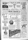 Old 1901 Tautz Webbs Seeds Rose'S Lime Juice Whisky Aitchison Palmer Victorian