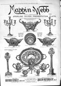 Old 1901 Advertisement Mappin Webb Oxford Street Royal Works Sheffiel 20th