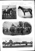 Old 1901 Kempton Horse Racing Manser Rothschild Hulcot Lackford Osbec Victorian
