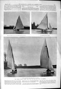 Old 1901 Thames Valley Sailing Club Ulva Latona Storey Olivia Langtry Victorian