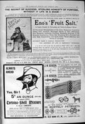 Antique Old Print 1901 Eno'S Fruit Salt Tortoise-Shell Mixture Tobacco Benson
