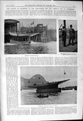 Old 1901 America Cup Yachts Shamrock Russell Dock Glasgow Athletics S Victorian