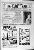 Antique Old Print 1901 Edwardsa Harlene Hair Restorer Druce Pioneer Tobacco