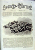 Old 1901 Horse Racing Sport Merry Rous Sykes Hawley Scott Bentinck Po Victorian