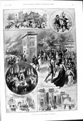 Old 1901 Earl'S Court Military Exhibition Horses Isle Wight Lord West Victorian