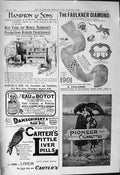 Old Print 1901 Pioneer Cigarettes Faulkner Diamond Hampton Carter'S Pills 20th