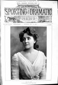 Antique Old Print 1901 Miss Eva Moore Wilderness St. James'S Theatre Actress