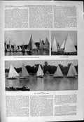 Old 1901 Thames Sailing Clun Yachts Tamesis Alana Elsie R.C.C. Leslie Victorian