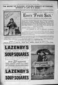 Antique Print 1901 Eno'S Fruit Salt Pioneer Cigarettes Lazenby Soup Squares