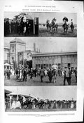 Old 1901 Hurst Park Horse Racing Santoi Edwardes Rose Kerker Edna Jan Victorian