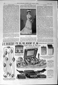 Old Print 1901 Mrs O'Connor Vickery Gsmith Silversmith Company Jewellers 20th