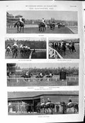 Old 1901 Manchester Cup Horse Racing Sport Kilmarnock Parquetry Rambl Victorian